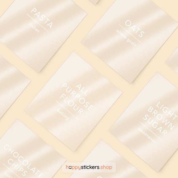 36 Labels • Avenir Minimalist Pantry for Kitchen • Organization Pantry Labels - Picture 14 of 17